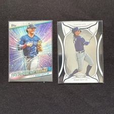 2023 Panini Chronicles #1 Bobby Witt Jr. Certified & Stars Of MLB 2 Card Lot