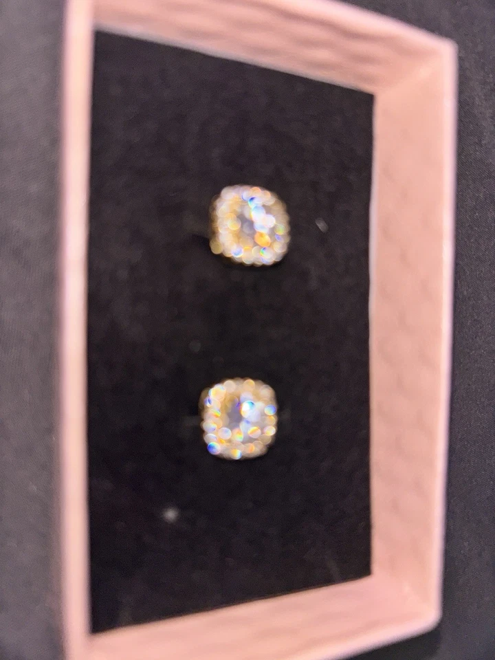 925 Sterling Silver D VVS1 Moissanite Stud Earrings Unisex GRA Certificate - Image 2 of 4