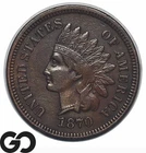 1870 Indian Head Cent Penny *Significant Key Date* Choice AU++/Unc