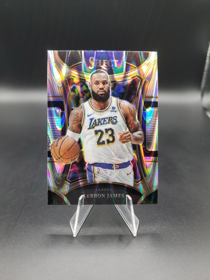 Lebron James 2023-24 Panini Select Mezzanine Level #335 Tectonic Prizm 🔥 Lakers