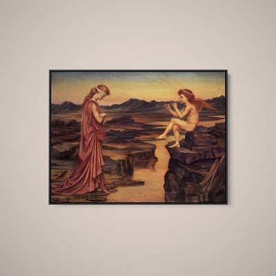 Evelyn De Morgan - Love the Misleader - Art Print on Paper or Canvas