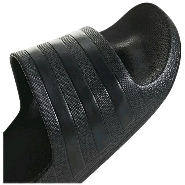 Nuovo sandalo adidas uomo Adilette Aqua Slides taglia 13 nero F35550