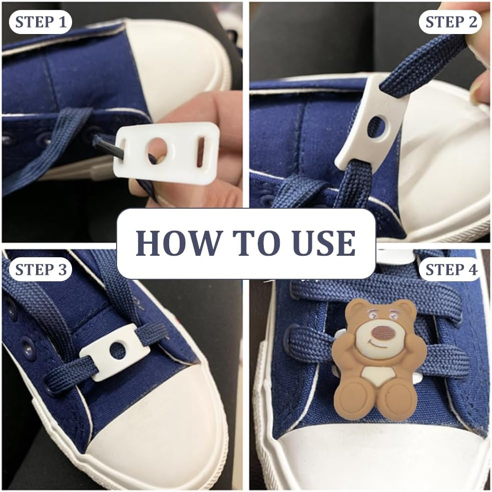 36Pcs 9 Colors Shoe Lace Charms Colorful Shoelaces Decorations Clips PVC Shoe La