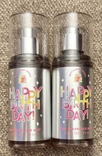 2 BATH BODY WORKS HAPPY BIRTHDAY FRAGRANCE MIST SPRAY TRAVEL VANILLA BUTTERCREAM