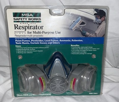 BRAND NEW MSA SAFETY WORKS MULTI USE FACE RESPIRATOR Sealed