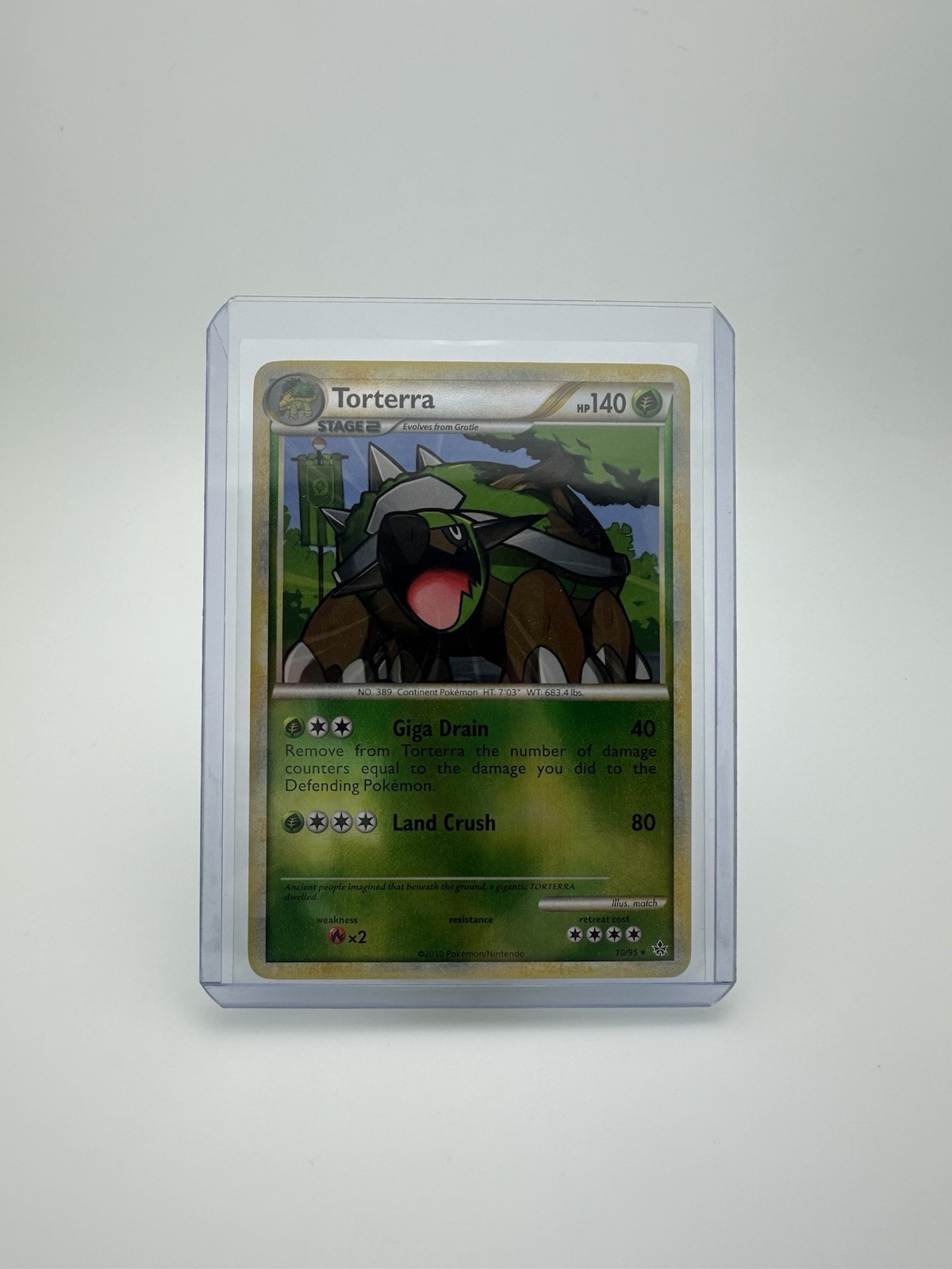 Pokémon TCG • Torterra • HGSS Unleashed 10/95 • NM Reverse Holo