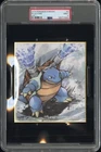 Pokemon Center - 2019 POKEMON SHIKISHI ART 1 #5 Blastoise - 🔥 PSA 9