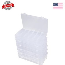 6 Pack 36 Grids Bead Organizer Small Parts Organizer  Tackle Box Organizers,...