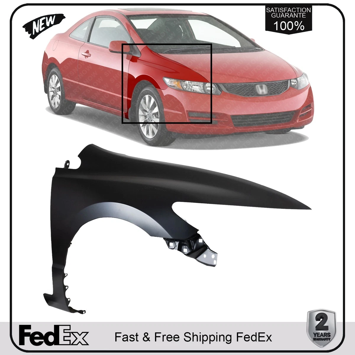 Honda HONDA ホンダ純正部品 FENDER,FR.*G-20* 61100-134-000ZE