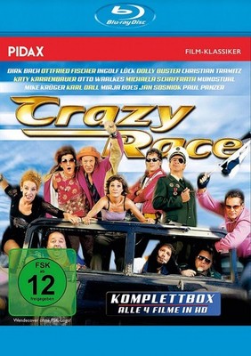 Crazy Race 1+2+3+4 - Komplettbox # BLU-RAY-NEU