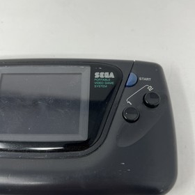 SEGA Game Gear 2110 Handheld System - Black Tested Works