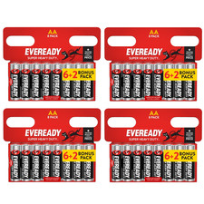 Eveready Super Heavy Duty AA Zinc Batteries 32 x Reliable Power for Toys 0.22 per battery