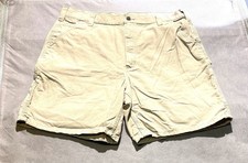 Carhartt Mens Tan Cotton Original Fit Work Shorts Size 38 With Back Pockets