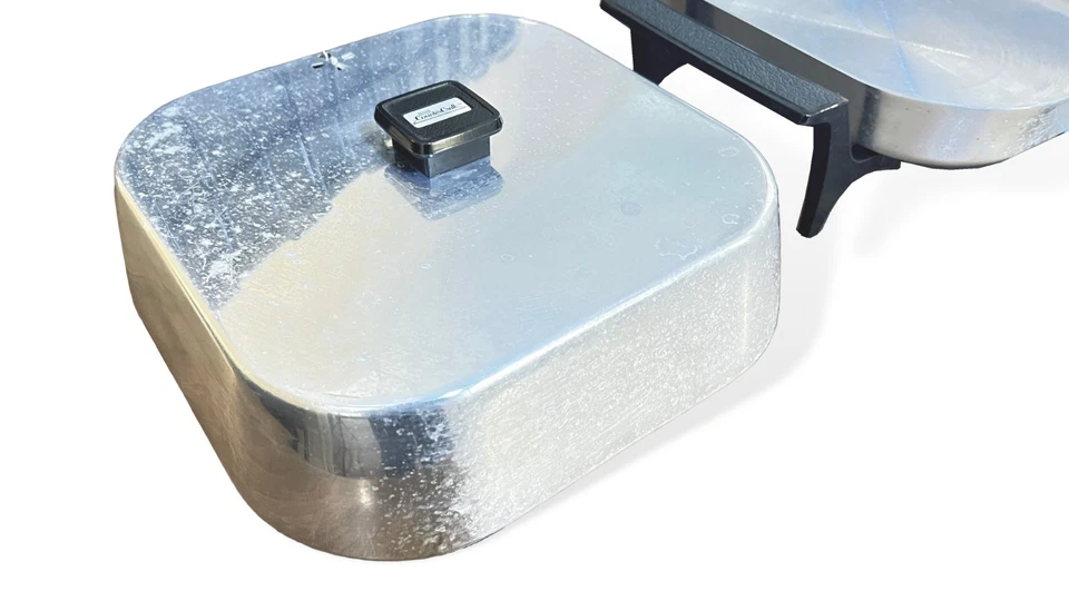 Sartén eléctrica Sears CounterCraft de aluminio 1250 W años 70 probada y funciona Foto 4 de 4