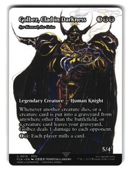 Golbez, Clad in Darkness (Showcase) #0010 Final Fantasy: Through the Ages MTG
