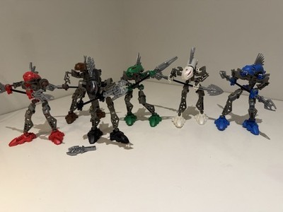 LEGO Bionicle Lot Rahkshi 6 Complete Collection W/ Kraata 2003