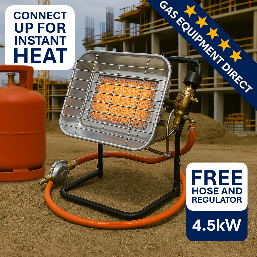 Portable Propane LPG Gas Heater Site, Patio, Fishing