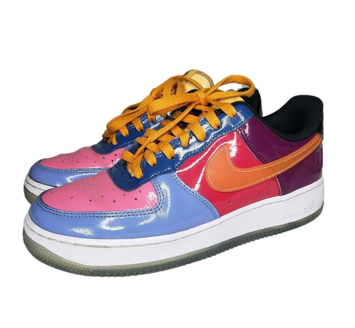 Nike Undefeated x Air Force Low Total Orange Mens Sz Sneakers