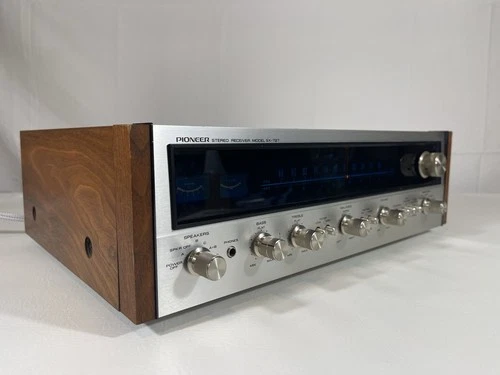 Pioneer SX-727 Vintage Stereo Receiver Silver Face LED Upgrade, Clean, Nice!