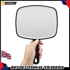 OMIRO Hand Mirror, Extra Large Black Handheld Mirror with Handle,Square,Xl