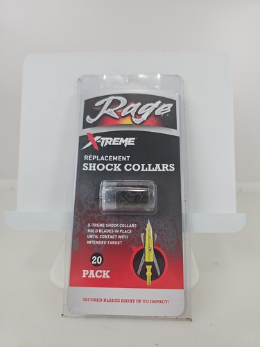 New Rage Broadheads X-Treme 20 Pack Crossbow Replacement Shock Collars O Rings - Picture 4 of 4
