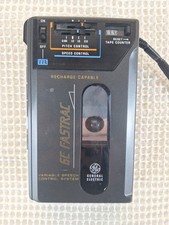 Vintage General Electric GE Fastrac Cassette Recorder 3-5324 FOR PARTS