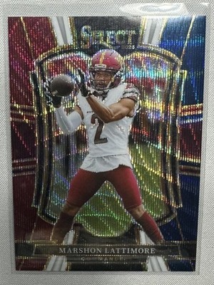 2025 Marshon Lattimore Tri-Color Prizm Panini Select Football[106/299][#189]