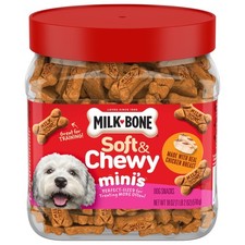 Milk Bone Soft Chewy Mini s Dog Treats Made With Real Chicken, 18 oz