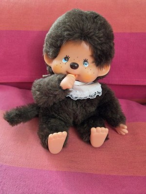 Sekiguchi Monchhichi Original mit Latz 70er Jahre Vintage Kuscheltier