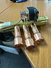 Sanhua SHF-4-10FA4 Reversing Valve with Solenoid Coil – 24V AC, 4-Way HVAC Heat