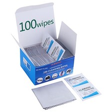 ALIBEISS Pre-Moistened Lens and Screen Wipes, Pack of 100