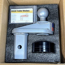 Gnxa4085 4 Offset Gooseneck Ball Design Hitch Extender For Trailers Heavy Duty