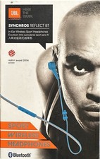 JBL Synchros Reflect BT In-Ear Bluetooth Sport Headhpones - Blue