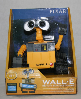 Disney Pixar Wall-E Remote Control Figure Moves Forward & Backward Ages 8+ NEW