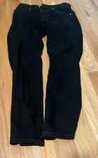 Levis 517 Bootcut Jeans, 28x30, Black Denim, Western