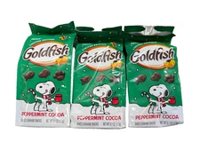 Goldfish Peppermint Cocoa Limited Edition 6.1 Oz Best By 3/26 Three Bags