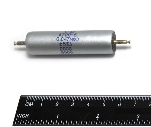 1000pF- 0.01uF - 0.1uF 200V K72P-6 teflon Capacitors Audio Amplifier PTFE USSR - Picture 9 of 11