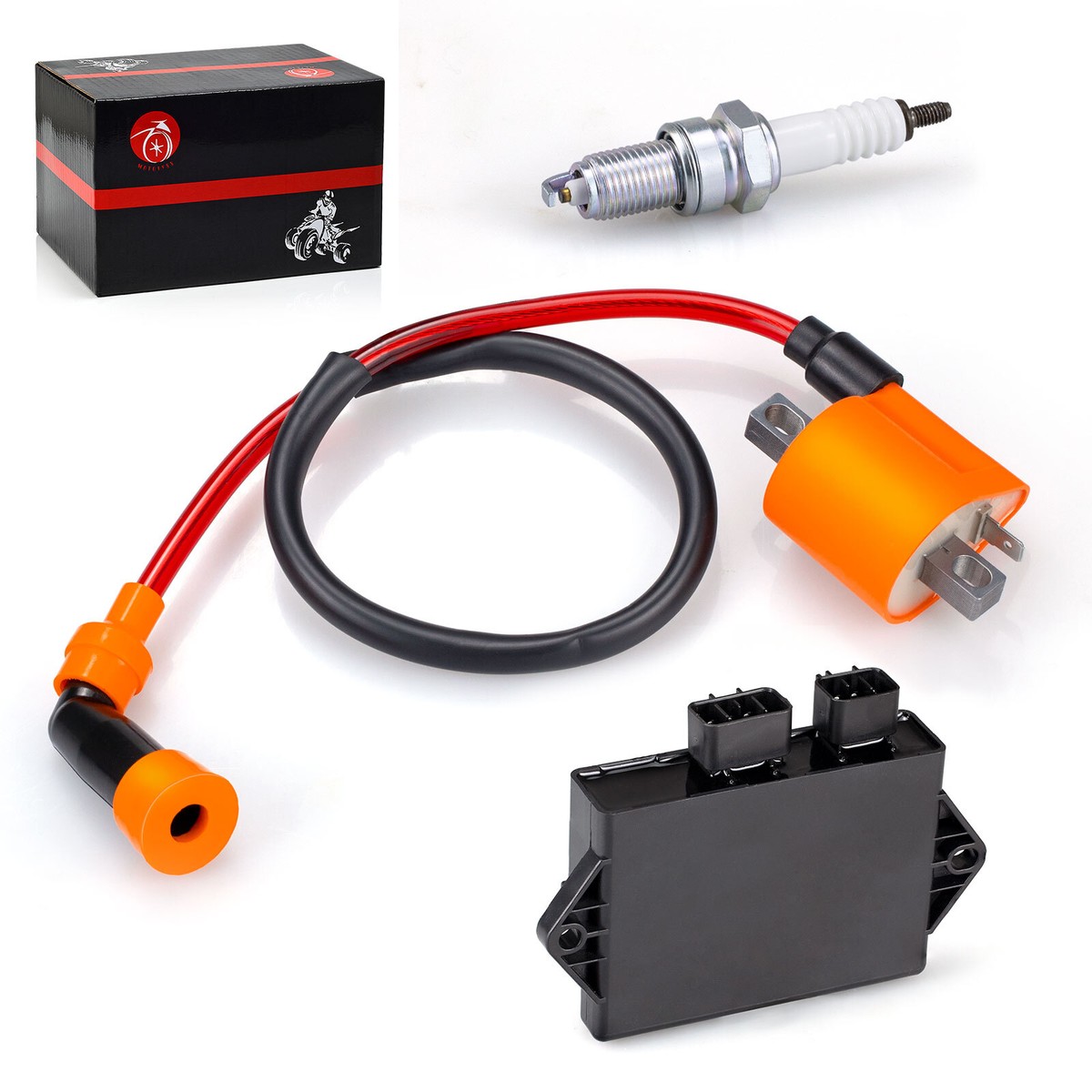 Ignition Coil For Yamaha Big Bear Yfm 350 Atv Quad 1996 1997 1998 - Foto 8