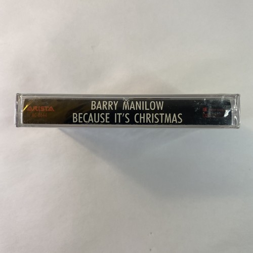 Because Its Christmas By Barry Manilow (Cassette, 1990, Arista) Sealed New - Picture 3 of 7