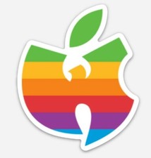 Wu-Tang Vinyl APPLE MAGNET - Waterproof vinyl die cut decal wu tang