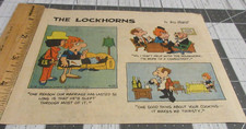 The Lockhorns by Bill Hoest Clipped Strip from Sunday comic supplement 4/26/1981