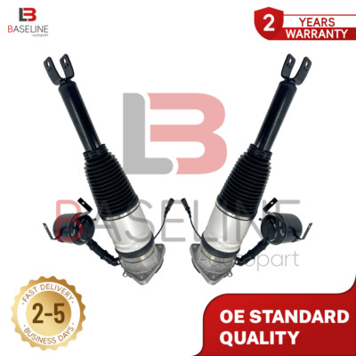 2x Rear Air Suspension Shock Struts For Audi A8 A8L S8 D3 4E Quattro 2002-2010