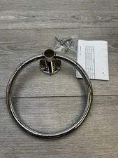 ICO Bath V67313 Lava 6-11/16" Wall Mounted Towel Ring Chrome