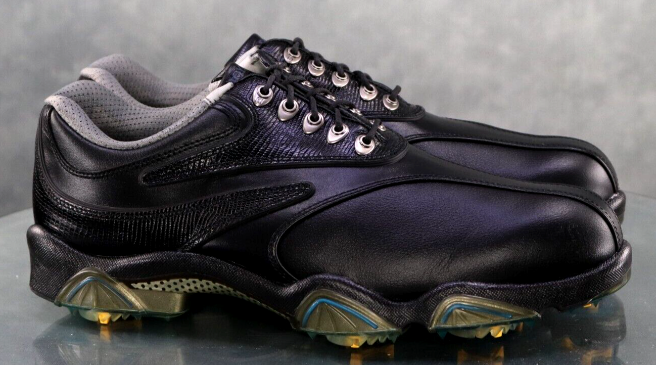 FootJoy FJ SynrG Men's Golf Shoes Size 10.5 (W) Wide Lizard Print