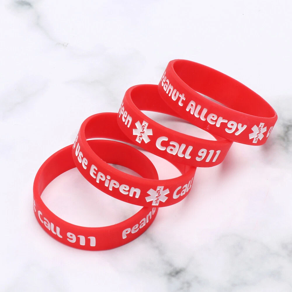 Medical Allergy Bracelets & Necklaces: IDs for Adults & Kids