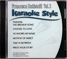 Francesca Battistelli Volume 2 Christian Karaoke Style NEW CD G Daywind 6 Songs