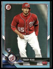 Raudy Read #20 2018 Bowman Sky Blue 68/499 Rookie