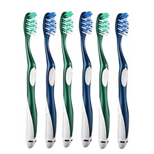 Extra Firm Toothbrushes for Adults Extra Hard Bristles 6 Count