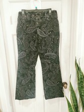 Paisley Corduroy Bell Bottoms