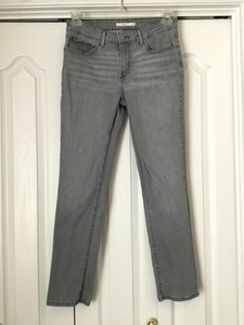 LEVI'S 712 SLIM Gray Distressed Denim Slim Fit Jeans Sz 30 | eBay